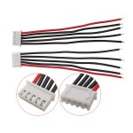 Wholesale 10pcs 2s 3s 4s 5s 6s 7s Battery Balance Charger Plug Cable Connector  22AWG Balancer Silicone Wire